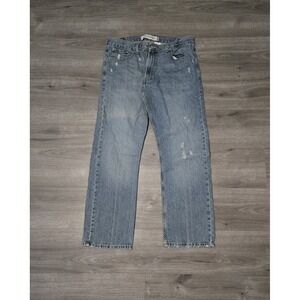 Vintage Levis 514 Jeans Mens 36x30 Slim Straight Distressed Cowboy Y2K Utility